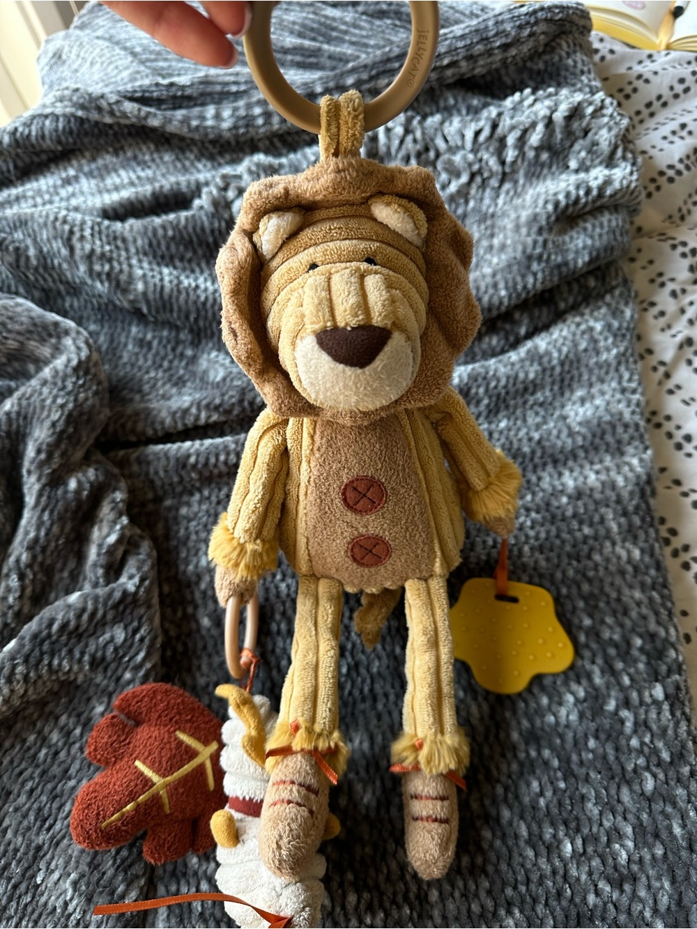 Jellycat lion baby mobile